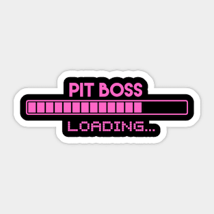 Pit Boss Loading Sticker